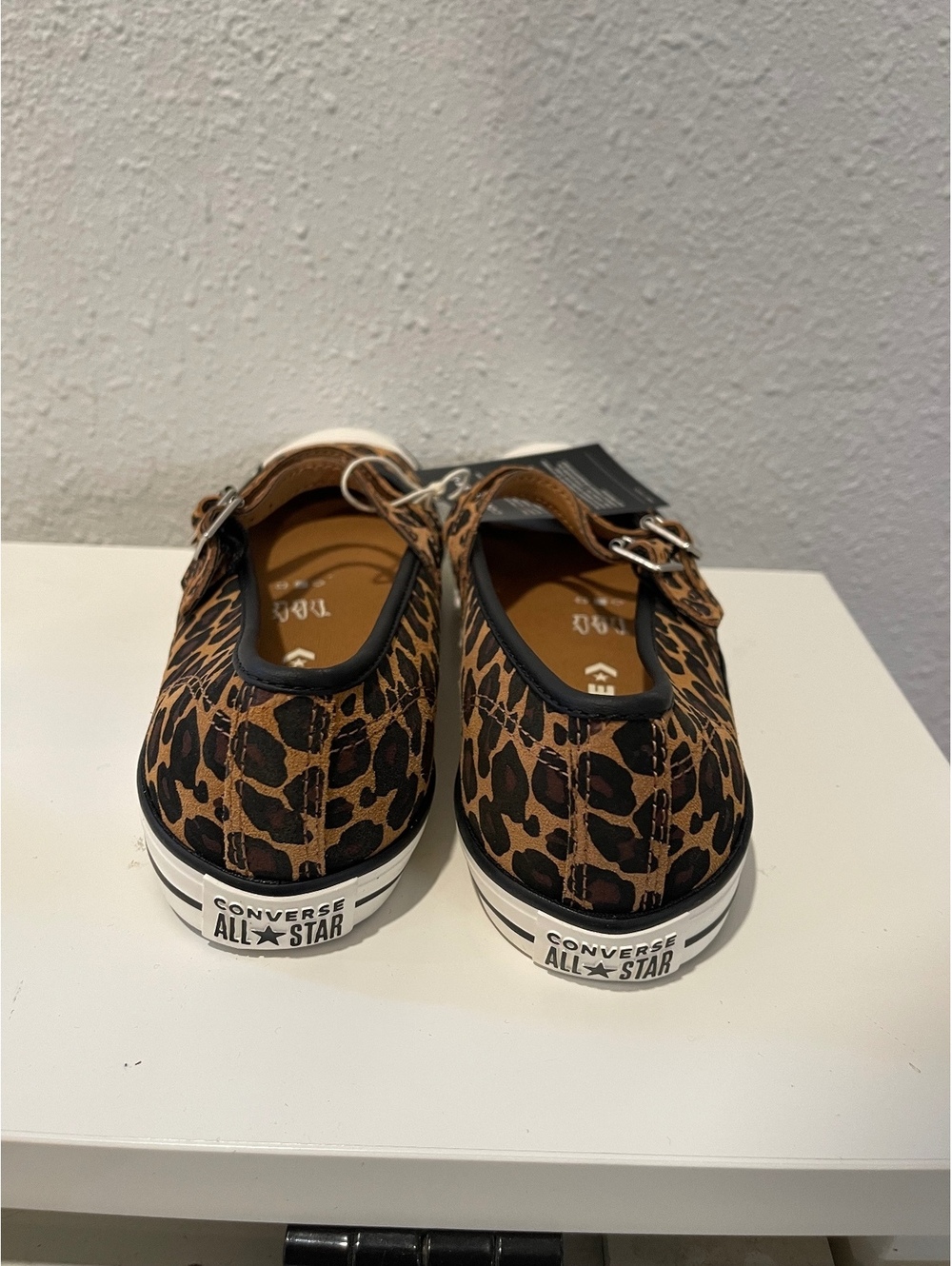 Converse All Star Leopard Print Mary Jane Sneakers - Picture 4 of 7